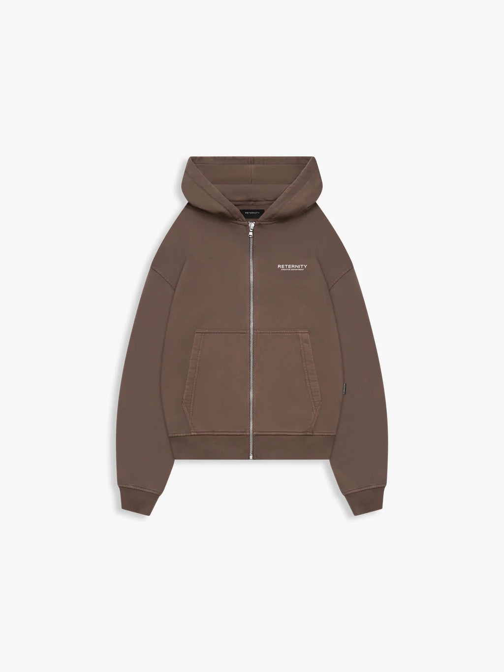 CREATIVE DEPT ZIP-HOODIE Brown