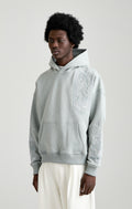 Tapestry in grey hood