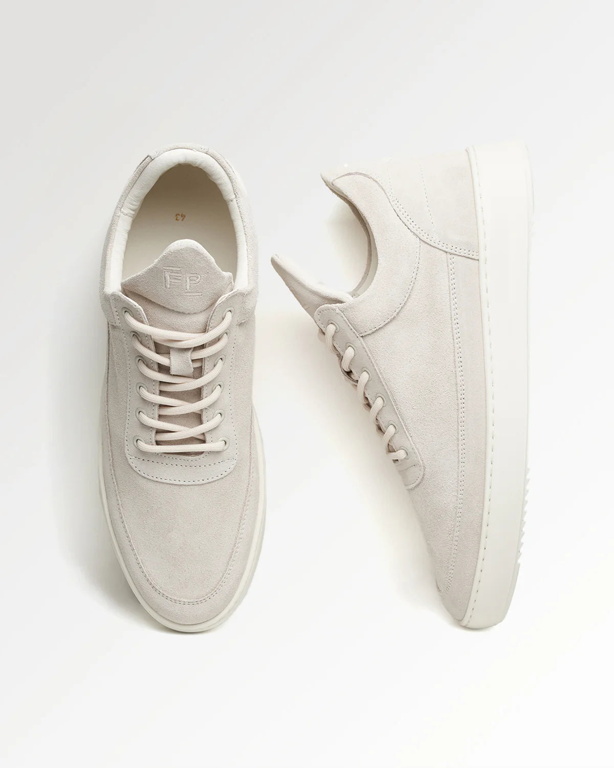 Low Top Suede Organic Off White