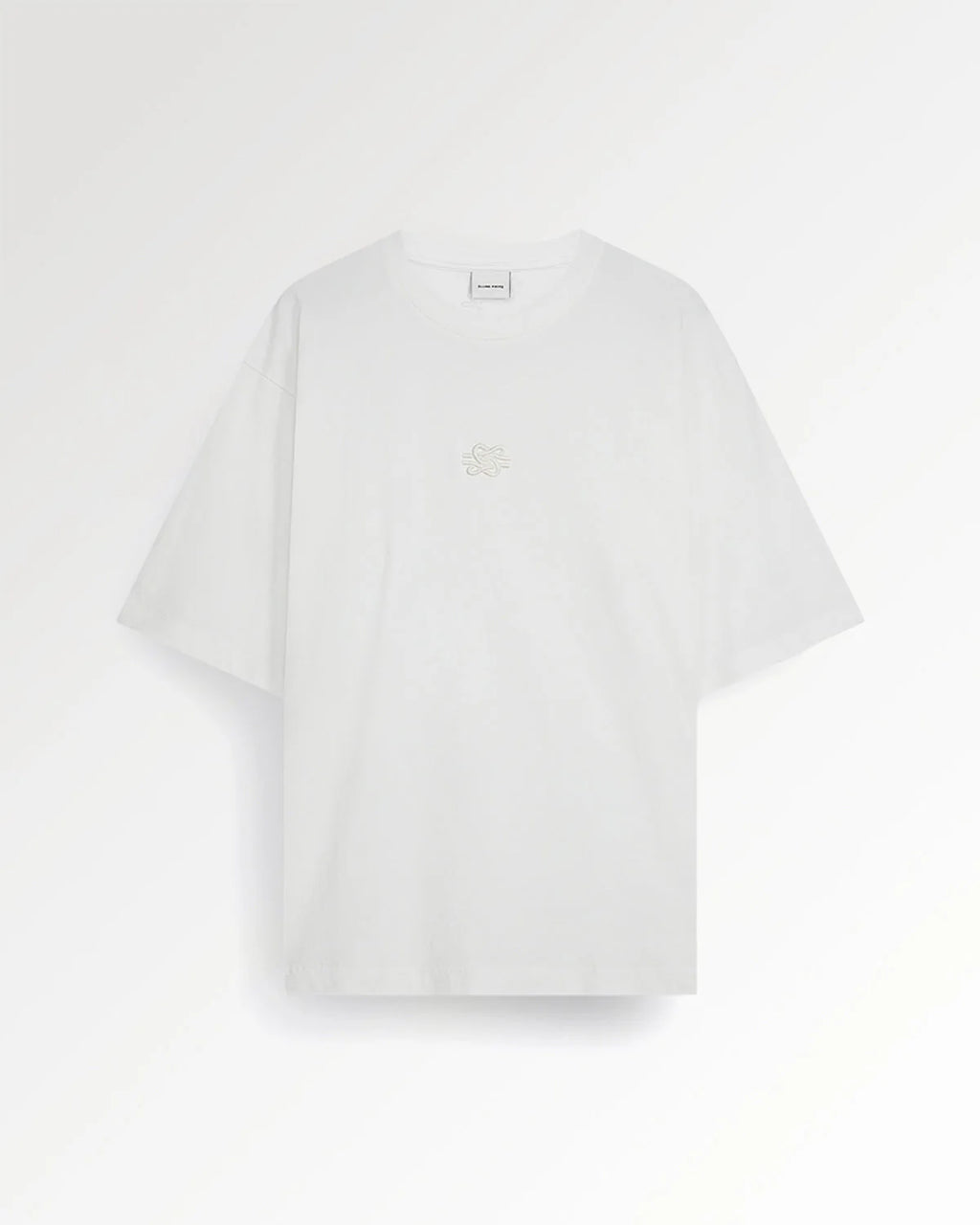 T-shirt Boxy Embroidered White