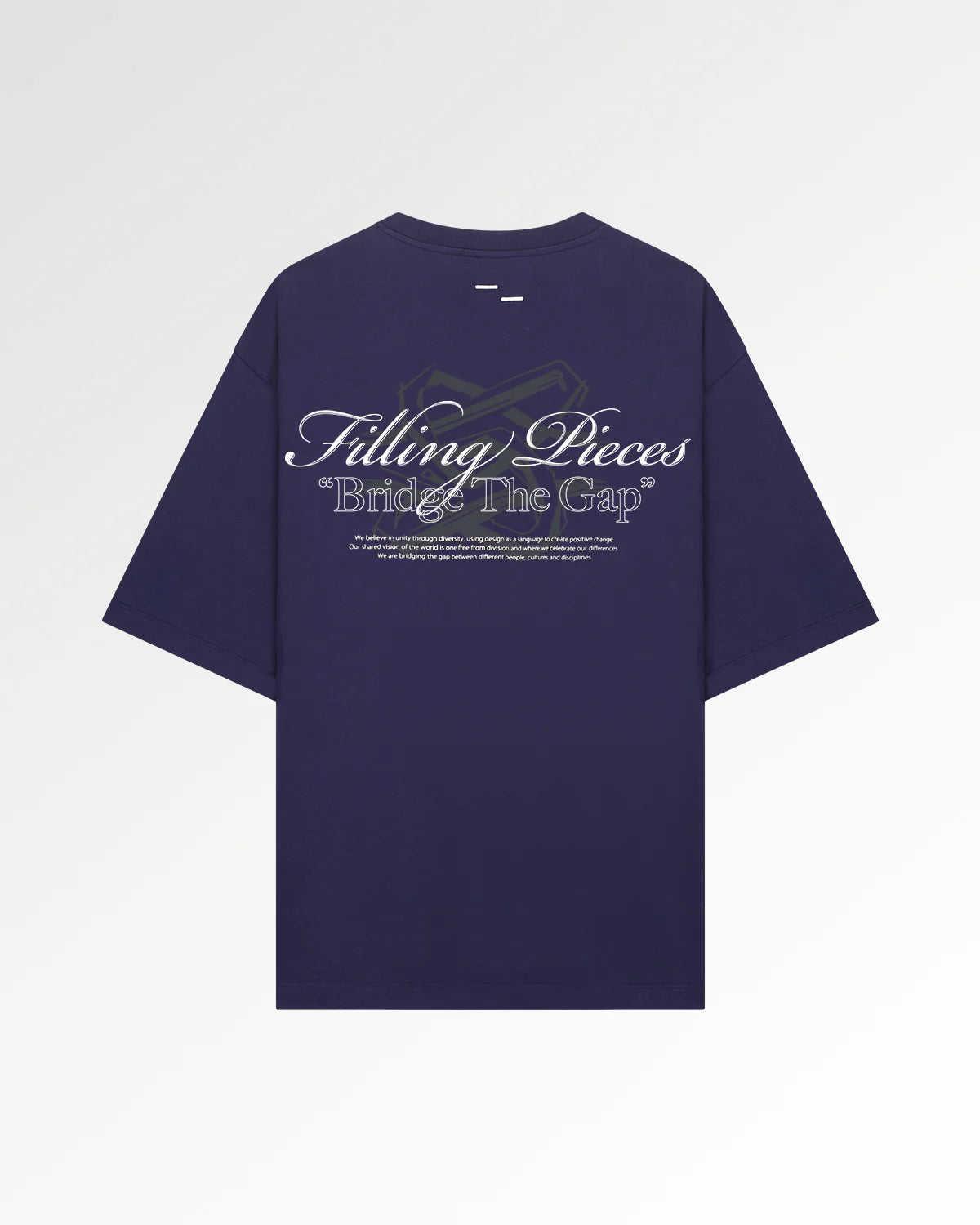 T-Shirt Boxy Bridge the Gap Maritime Blue