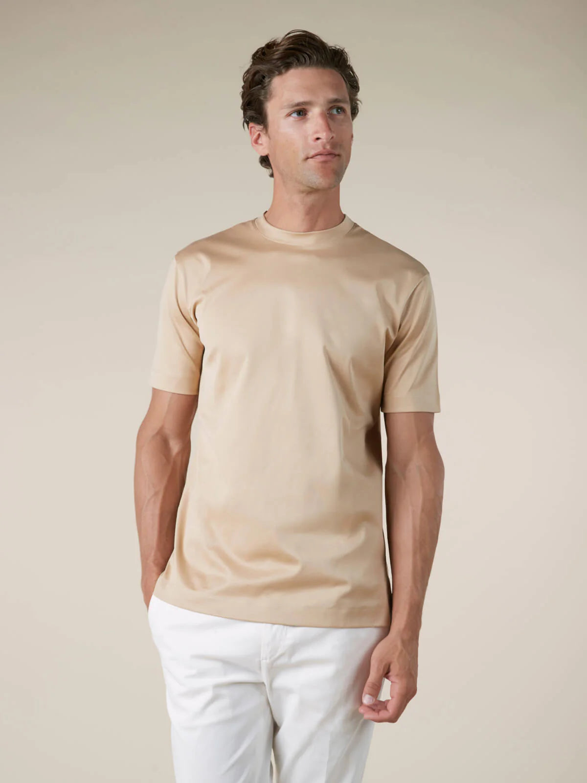 AUR1 T-Shirt Light Beige