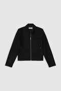 BACKSTAGE - ZIP JACKET BLACK