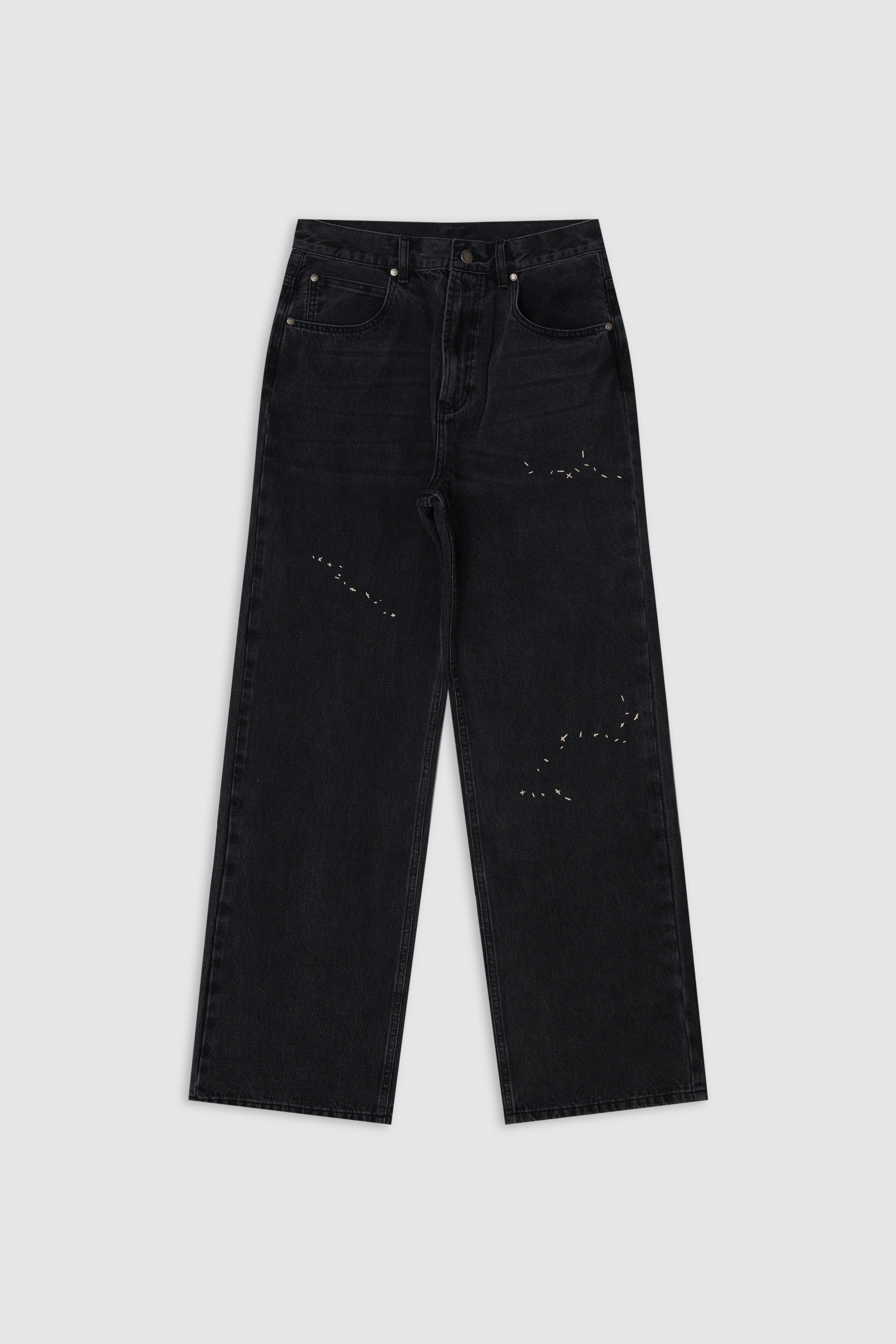 JERK - BOOTCUT JEANS FADED BLACK