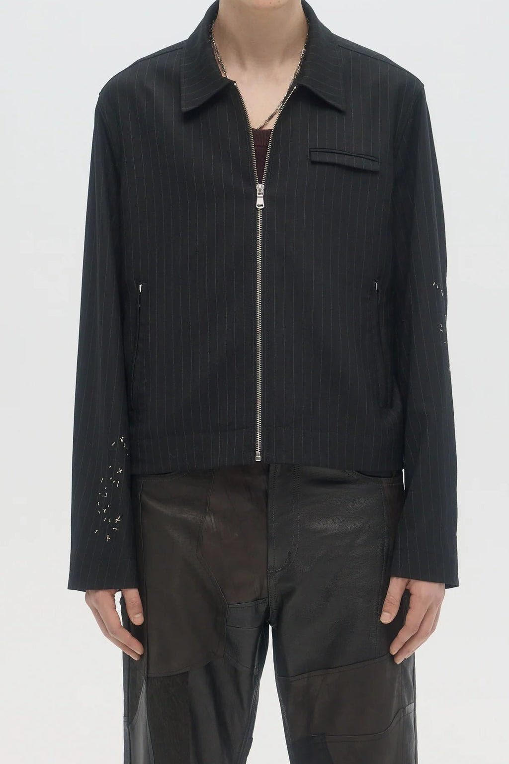 BACKSTAGE - ZIP JACKET BLACK