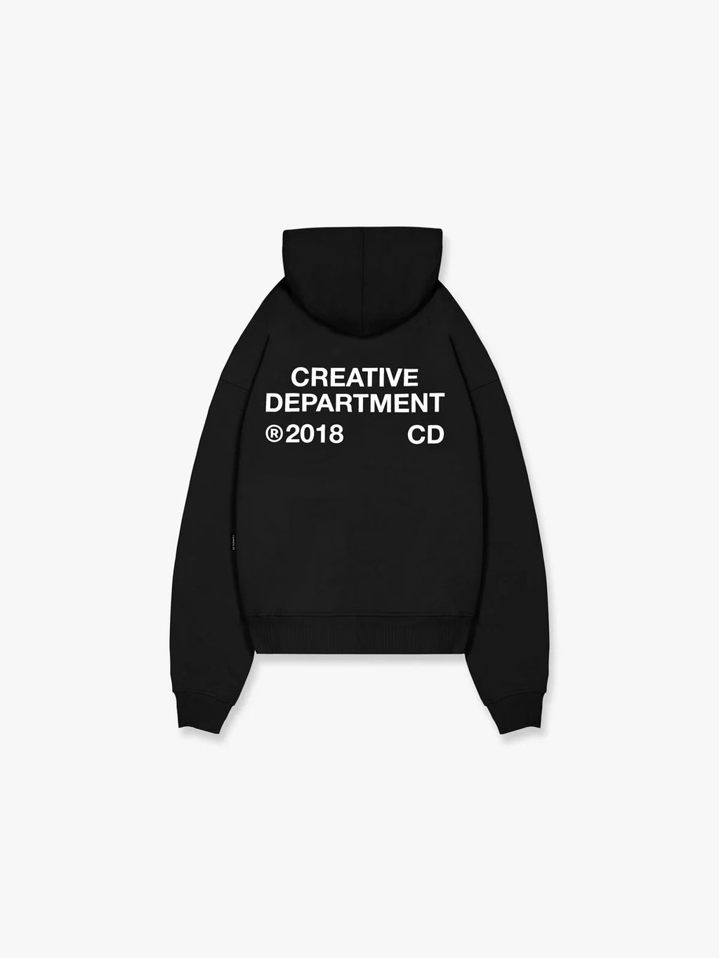 CREATIVE DEPT ZIP-HOODIE BLACK