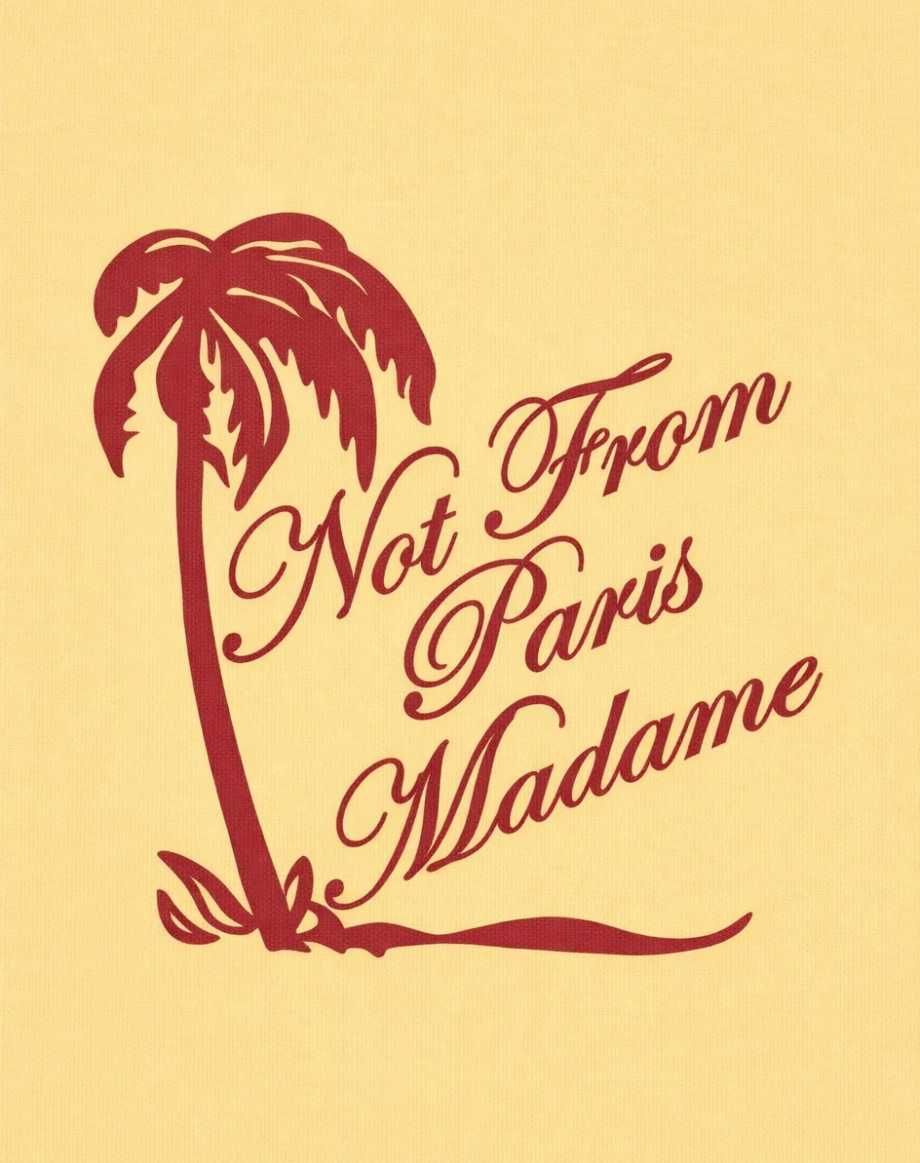 T-Shirt Slogan Palmiers