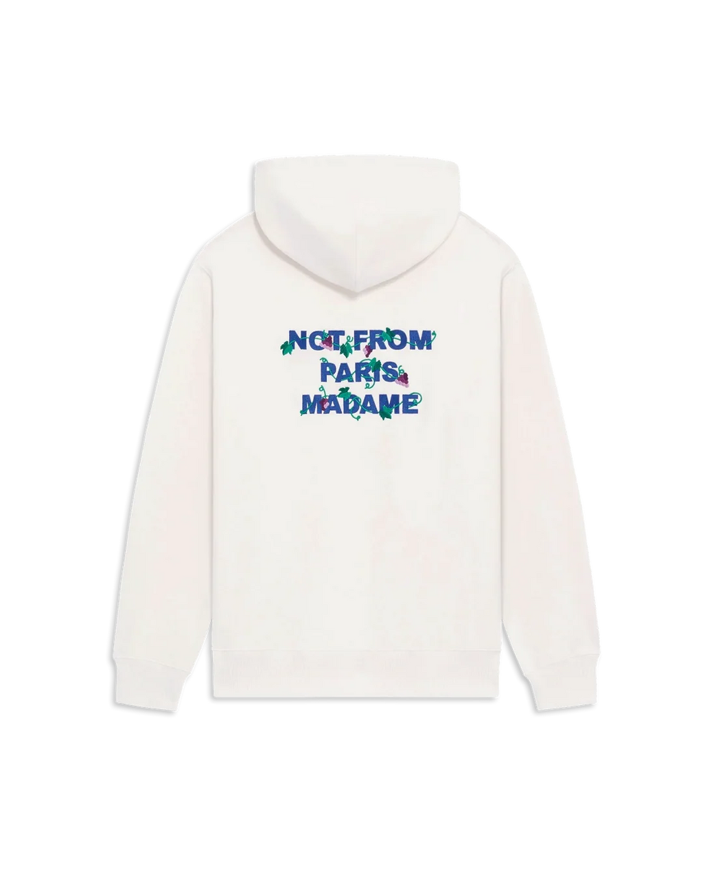 Vine Embroidered Slogan Hoodie