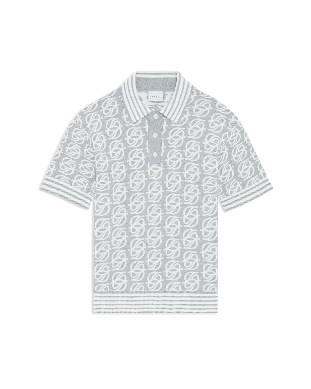 D Mirror Monogram Knit Polo