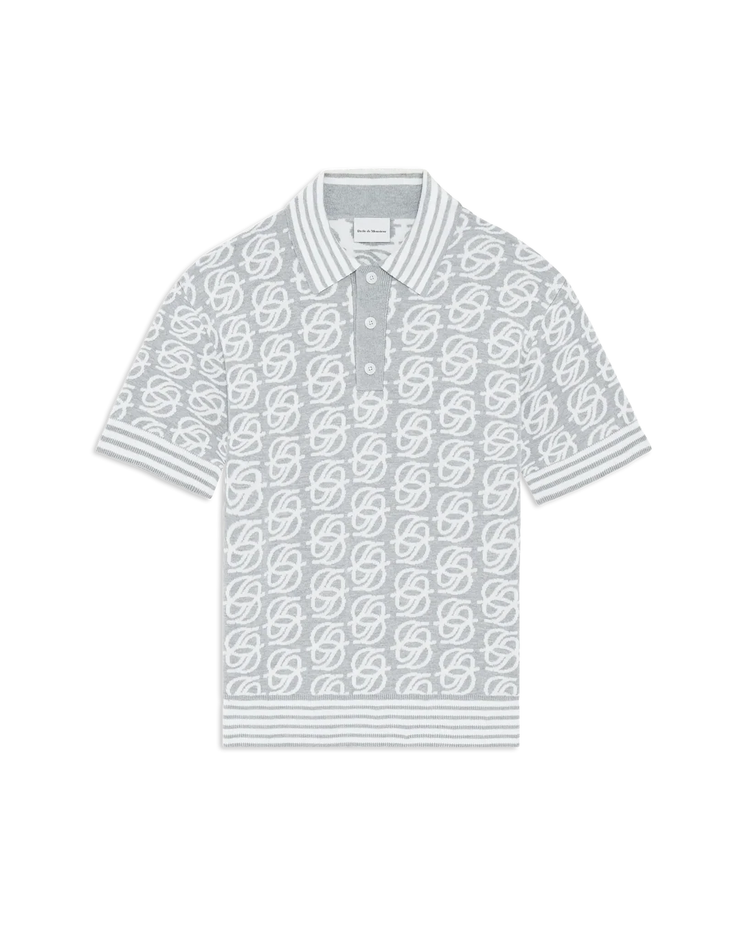 D Mirror Monogram Knit Polo