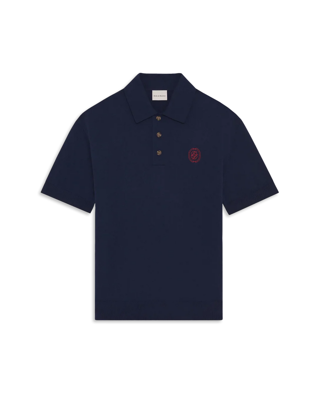 D Mirror Knit Polo