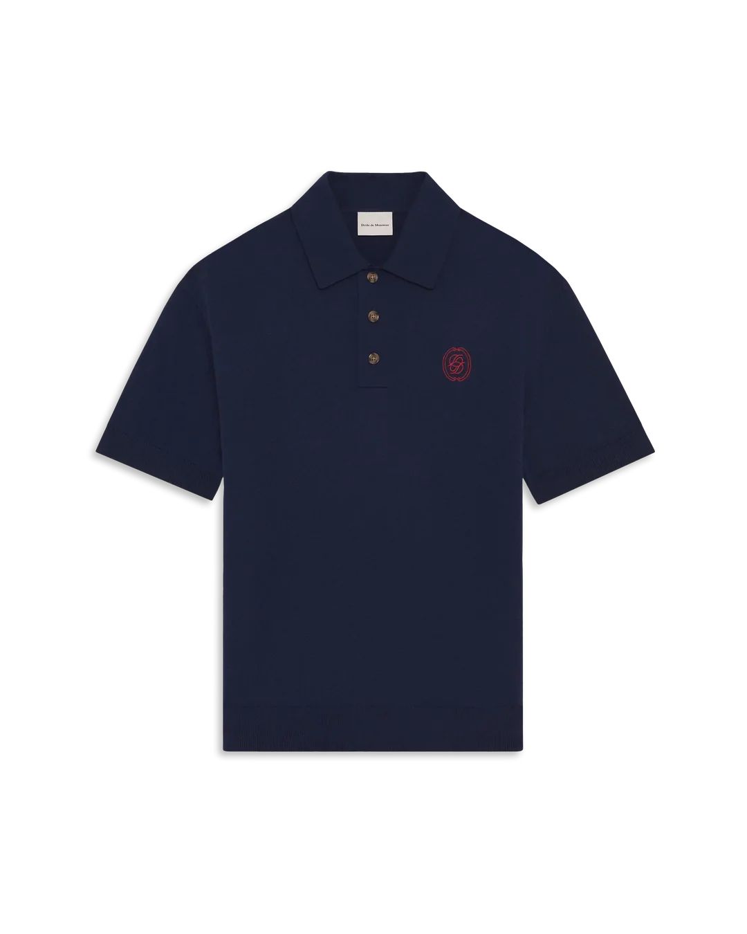 D Mirror Knit Polo