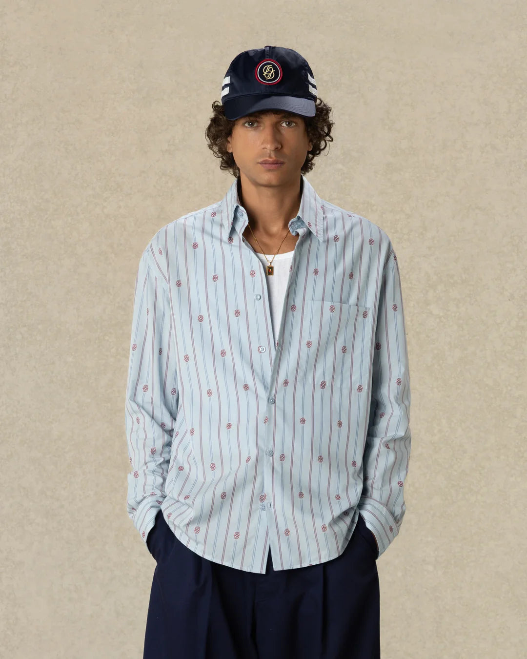 Striped Monogram Shirt