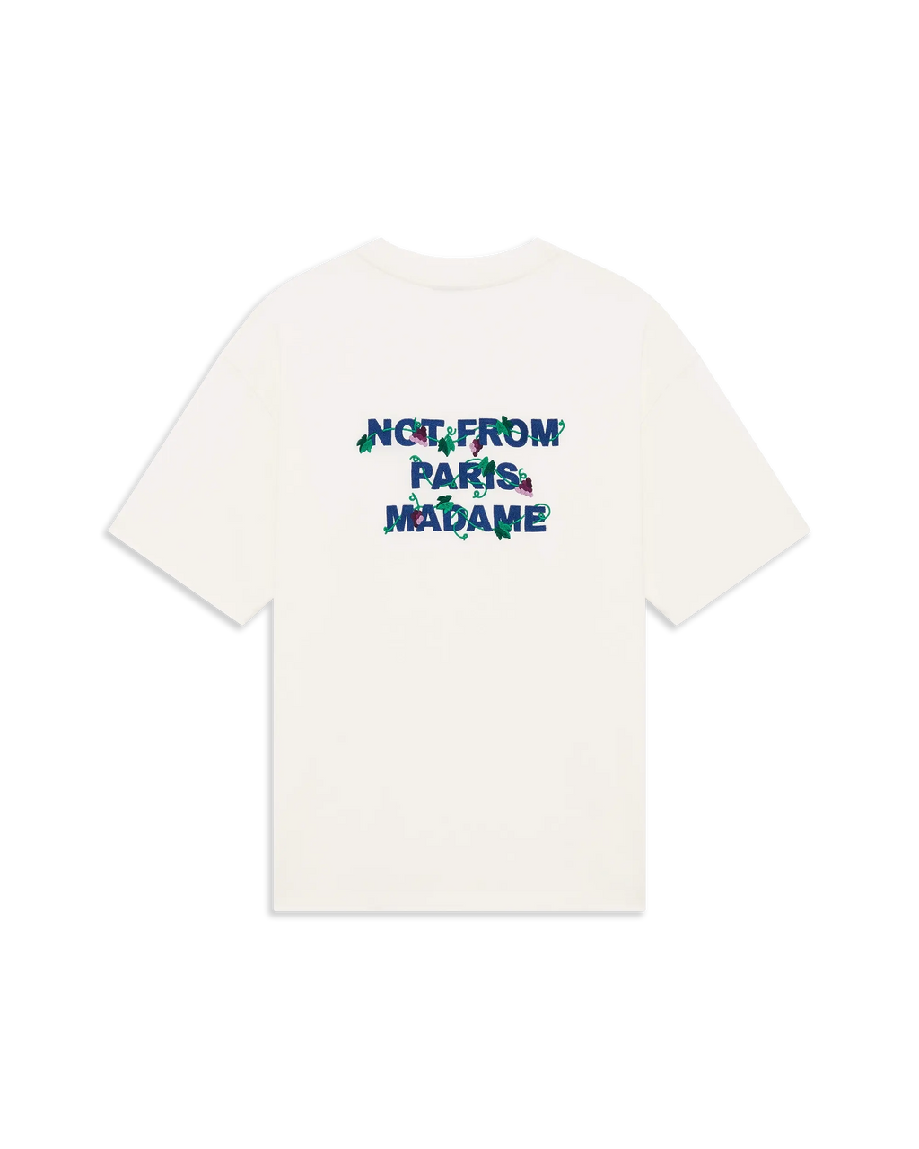 Vine Embroidered Slogan T-shirt