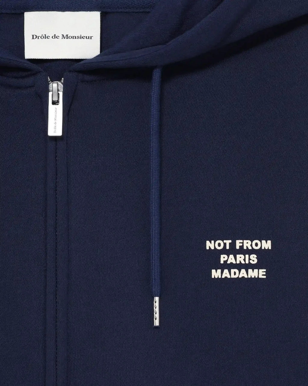 Slogan Zip Sweatshirt