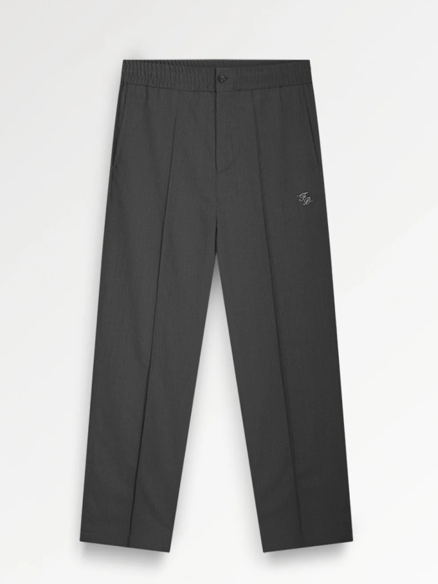 Coach Pants Twill Wool Grey