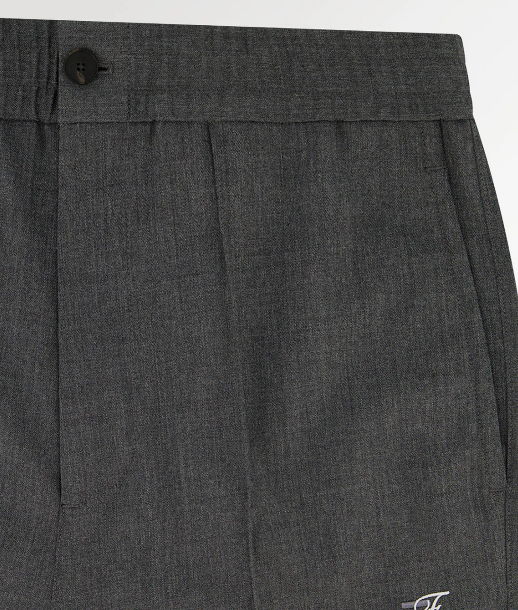 Coach Pants Twill Wool Grey
