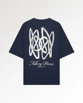 T-Shirt Boxy Film Strip Maritime Blue