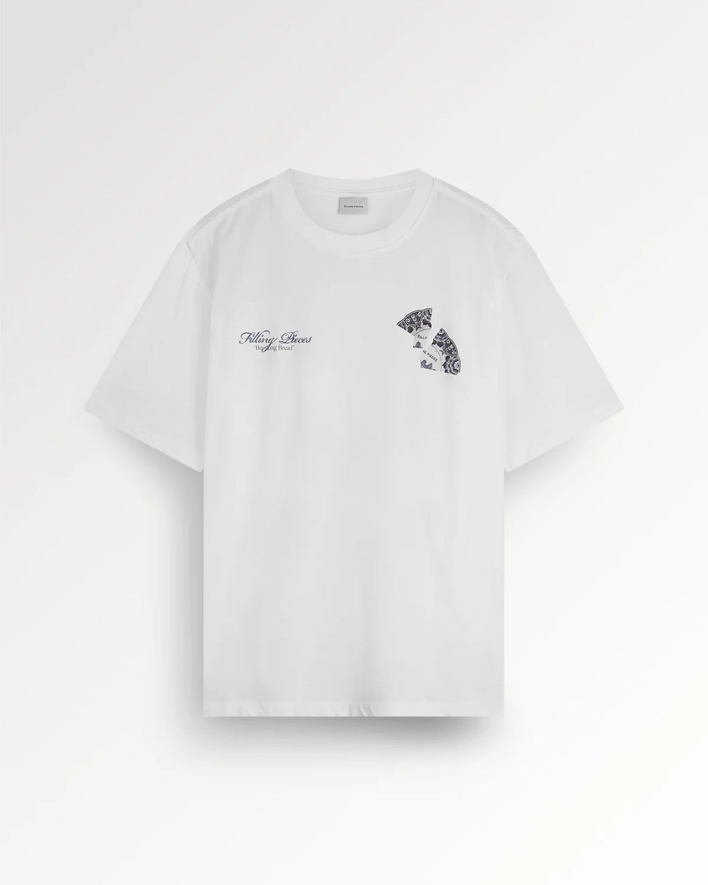 T-shirt Broken Plate White