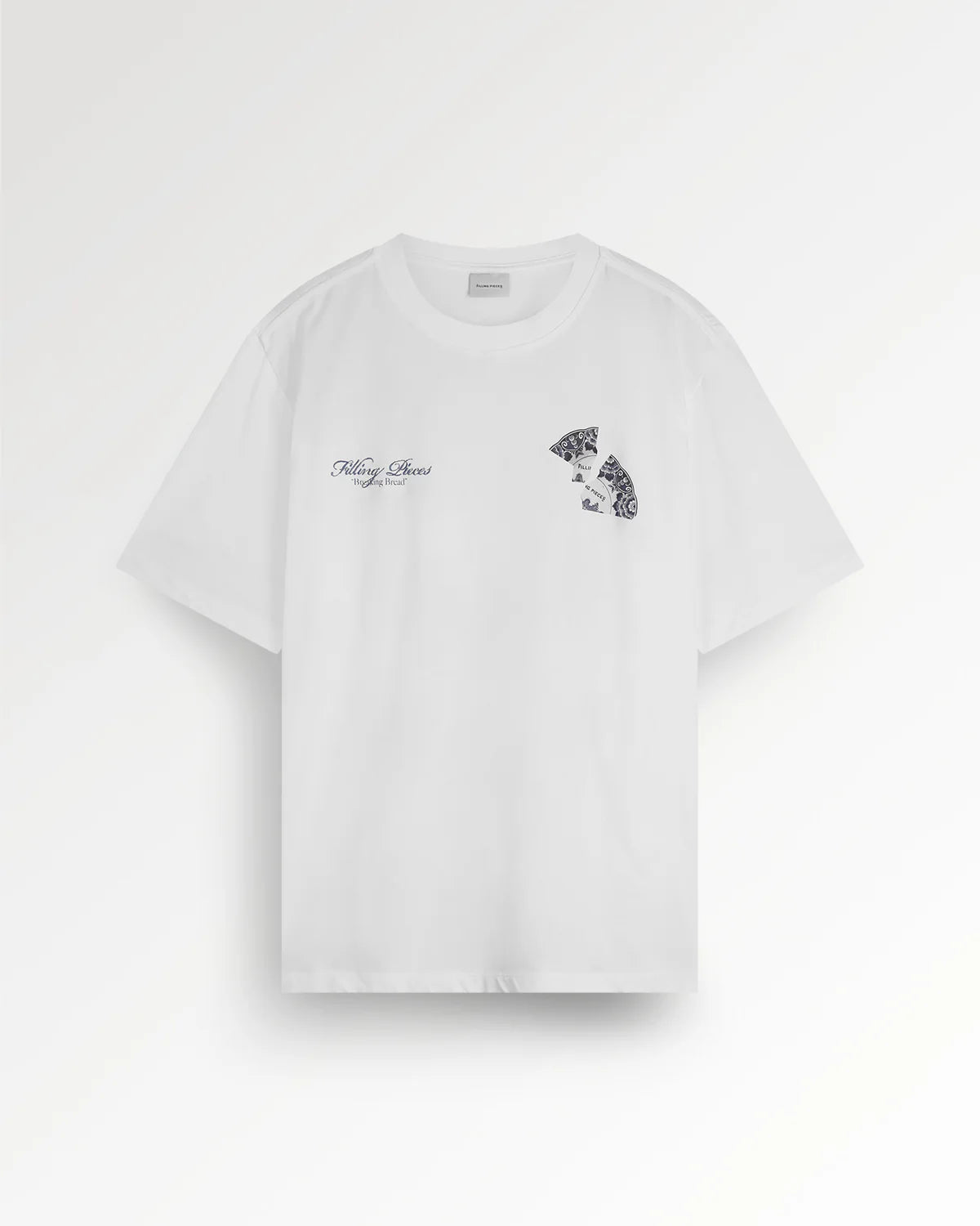 T-shirt Broken Plate White