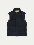 Navy Suede AUR1 Body Warmer