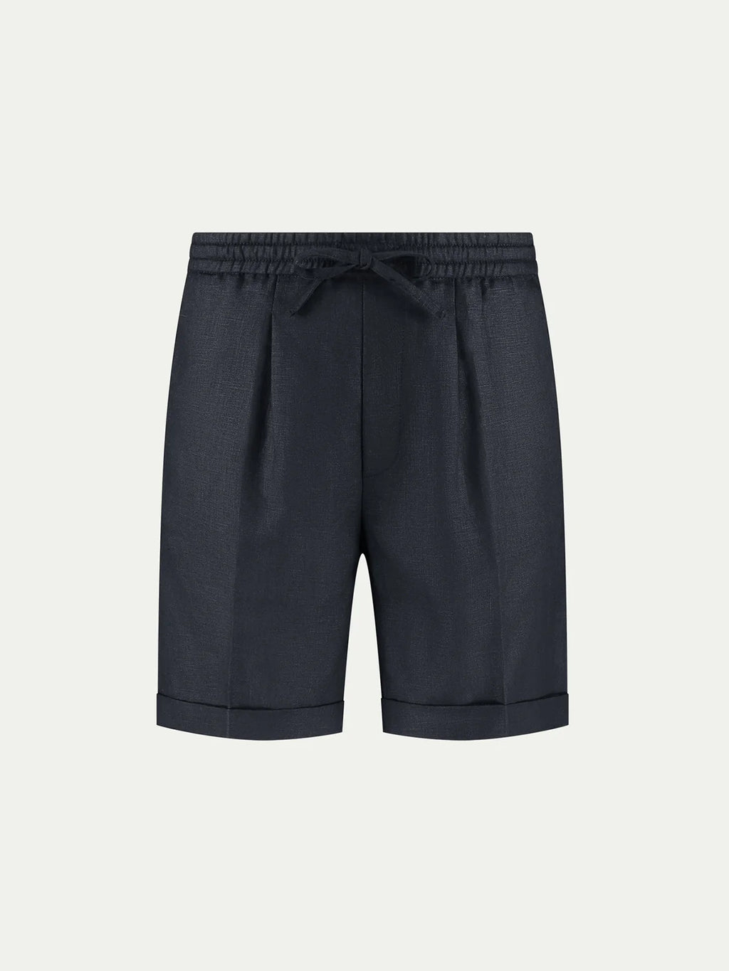 Navy Linen Seaside Shorts