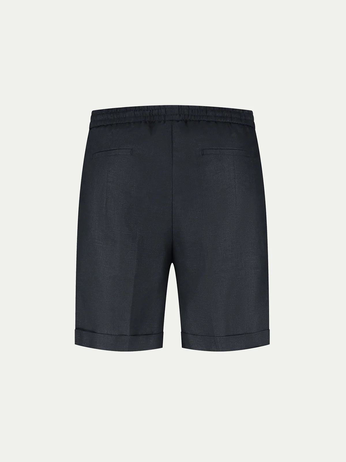 Navy Linen Seaside Shorts