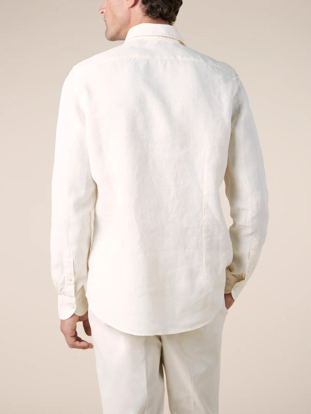 Ivory Linen Seaside Shirt